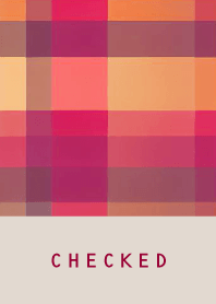 CHECKED RED ORANGE - BROWN 5