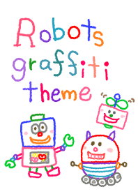 Robots graffiti theme