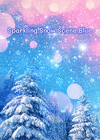 閃閃發光的雪景☆藍色Ver.