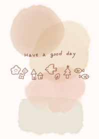 Dull watercolor and Scandinavian theme