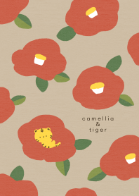camellia&tiger(beige)