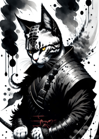 水墨貓武士 38868d