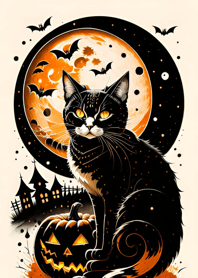 halloween cat e3BED6