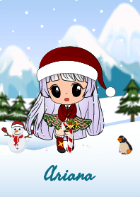 Ariana snowy girl
