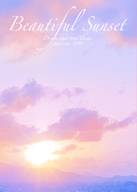 Beautiful Sunset pale colour2