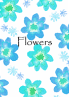 Watercolor flower pattern1