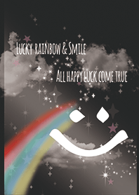 Black & Pink / Rainbow & Smile