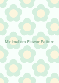 Minimalism Flower Pattern - Green