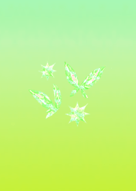 Sequin Butterfly Green