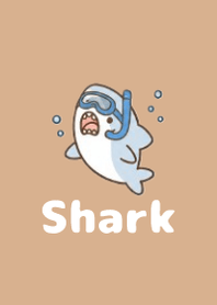 Fluffy Shark Summer Beige 02
