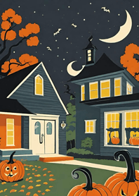 Ukiyo-e - Halloween cat 0BdBaa