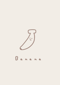ゆるいバナナ / ベージュ