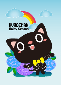 Kurochan with You in Rainday world_1