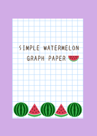 WATERMELON GRAPH PAPER-PURPLE