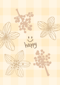 Line flower dull color12 from Japan