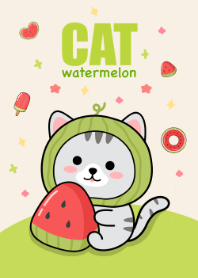 Cat&Watermelon