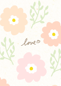 Flowers and leaves cute26