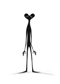小さな黒い宇宙人
