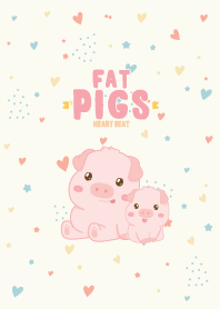 Fat Pigs Heart Beat Lover