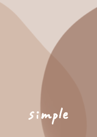 Simple dull beige for adults