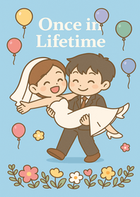 คู่รักงานวิวาห์ V7 สีฟ้า