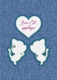 Love Cat Applique 43