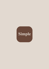 Simplicity.Khaki Brown