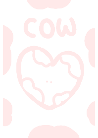 cute-heart cow (orange)