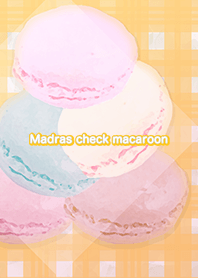 Madras check macaroon
