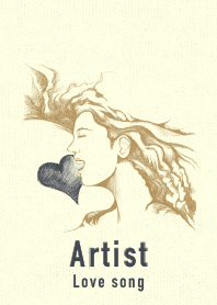 Artist love song Oil YEL