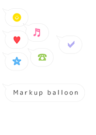 Markup balloon