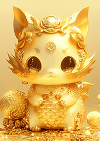 ⭐️福を招く金のピィシウ❤️1-3