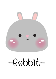 Minimal  Grey  Rabbit  Theme (JP)
