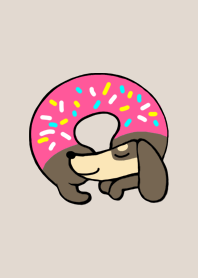 臘腸狗 甜甜圈