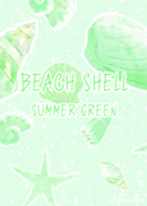 BEACH SHELL SUMMER GREEN