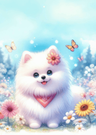 Cute Samoyed fat body n.11