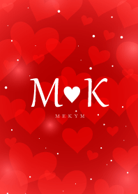 Initial -M&K- Fluffy Love