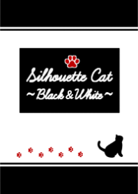 Silhouette Cat ~Black&White~