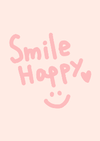 pink happy smile