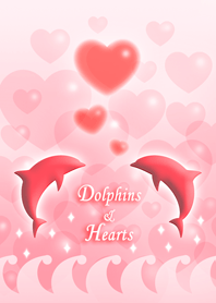 Dolphins & Hearts