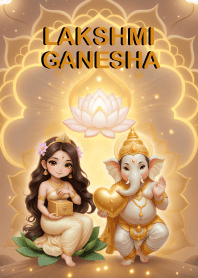 Ganesha&Lakshmi,Happy, wealth, rich2(JP)