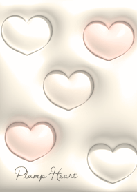 cream Fluffy plump heart 05_2