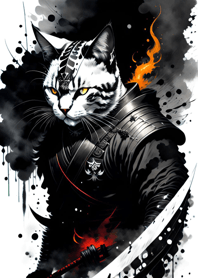水墨猫武士 265765