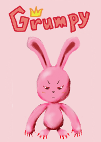 Pink Grumpy Rabbit
