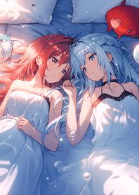 魔法少女們剛睡醒