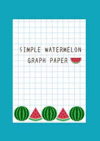 WATERMELON GRAPH PAPER/VIRIDIAN