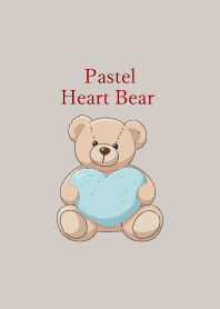 Pastel Heart Bear.10