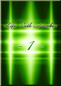 Life Path Numbers -1-Bright green