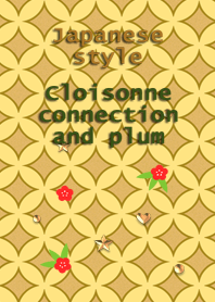 Japanese style<Cloisonne and plum>