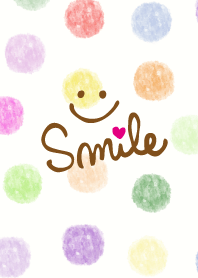 Watercolor Polka dot3 - smile27-